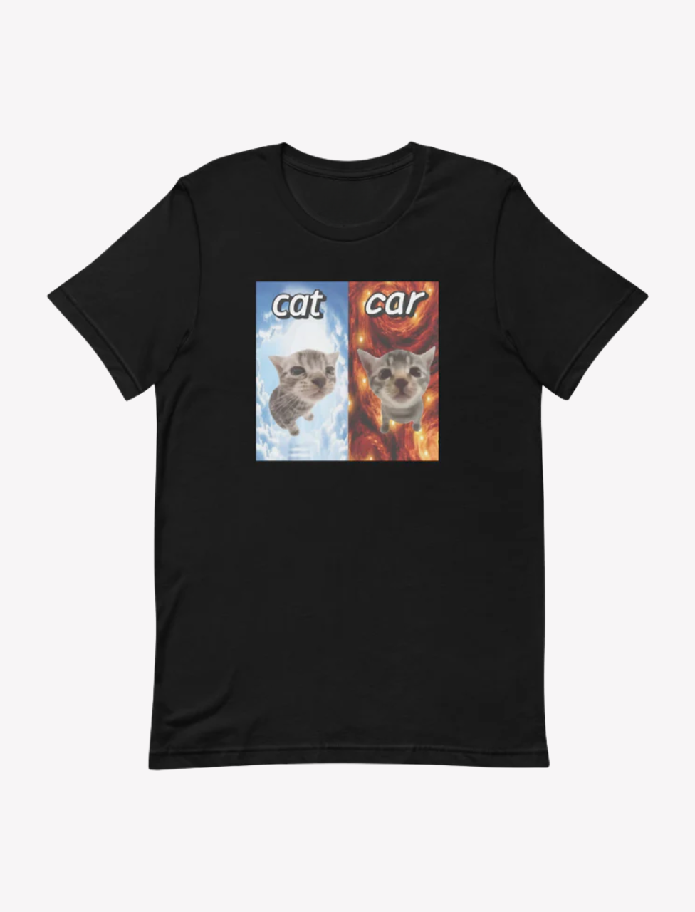 Cat vs. Car T-Shirt