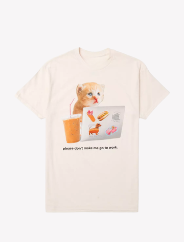 Don't Make Me Work Cat T-Shirt