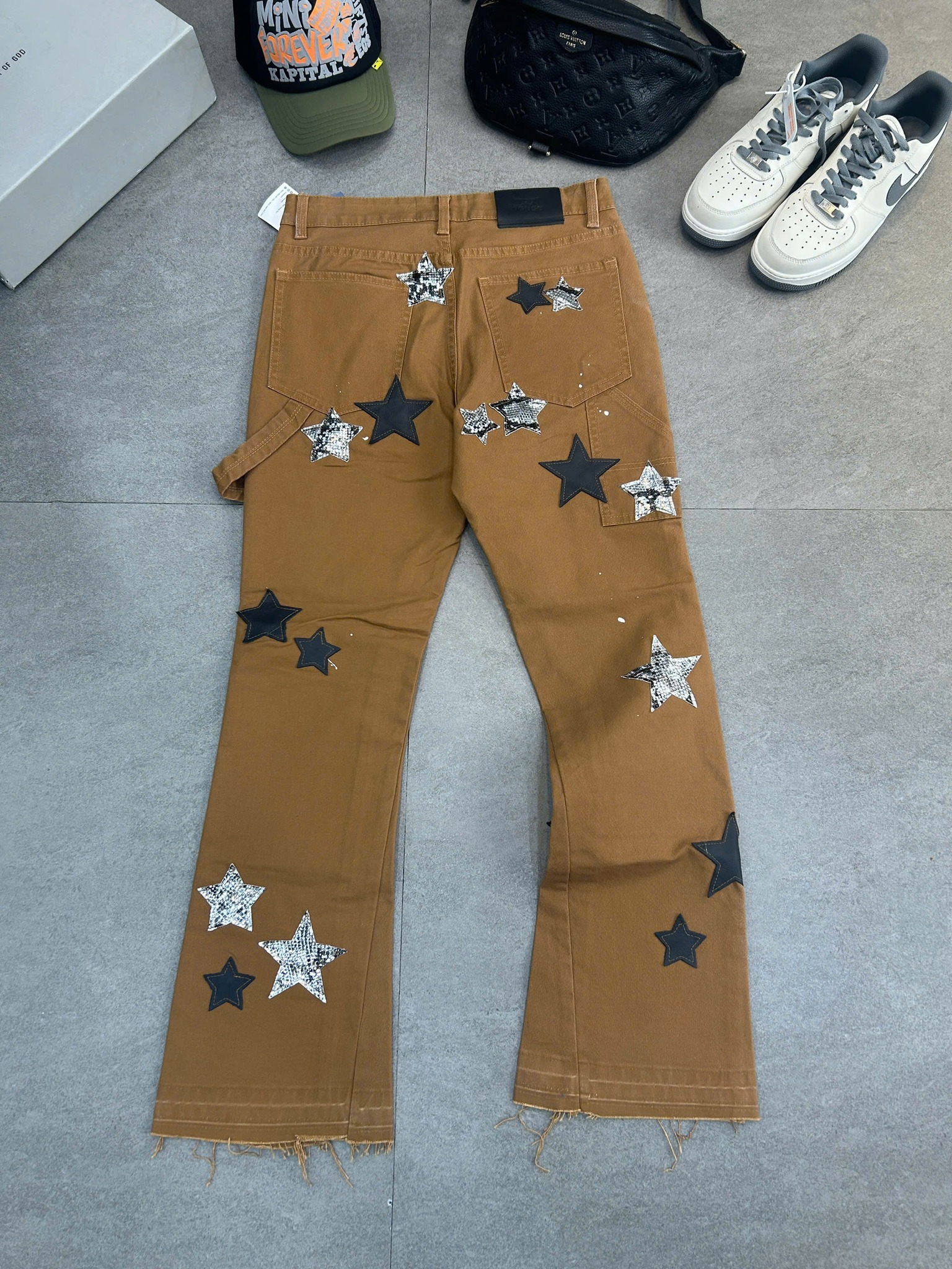 Brown Cowboy Star Jeans