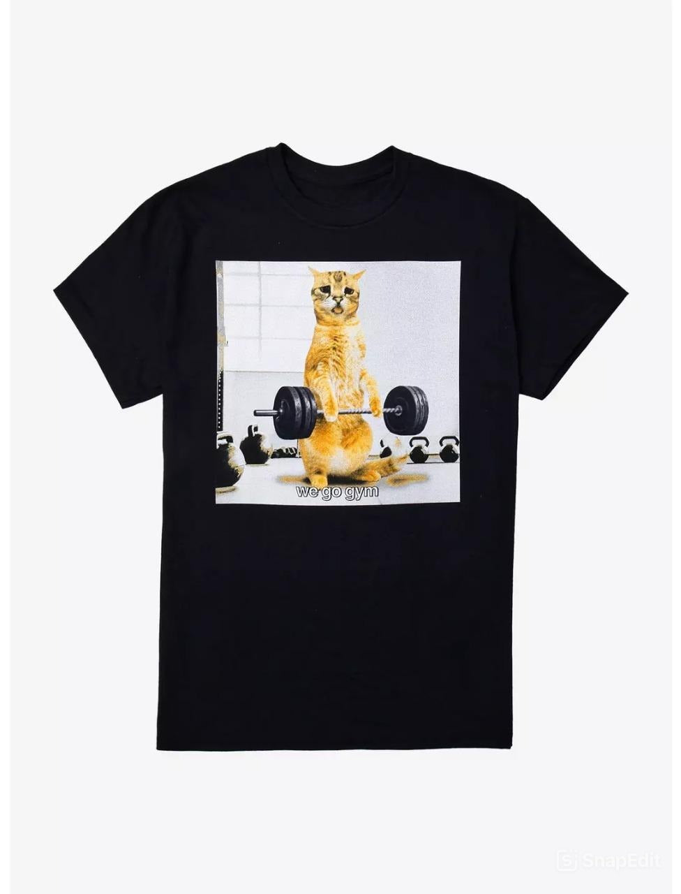 We Go Gym Cat T-Shirt